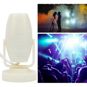 1W RGB LED Colorful Stage Lamp White Shell Spot Light for Disco KTV Party AC110-220V