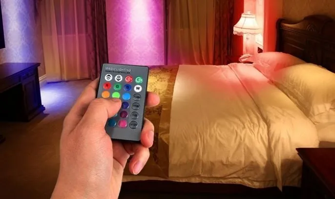 2-Pack: Magic Light Color-Changing LED Light Bulbs with Remote Control
