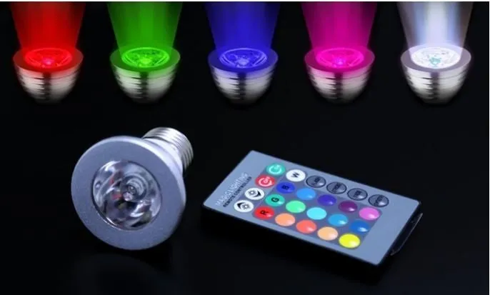 2-Pack: Magic Light Color-Changing LED Light Bulbs with Remote Control