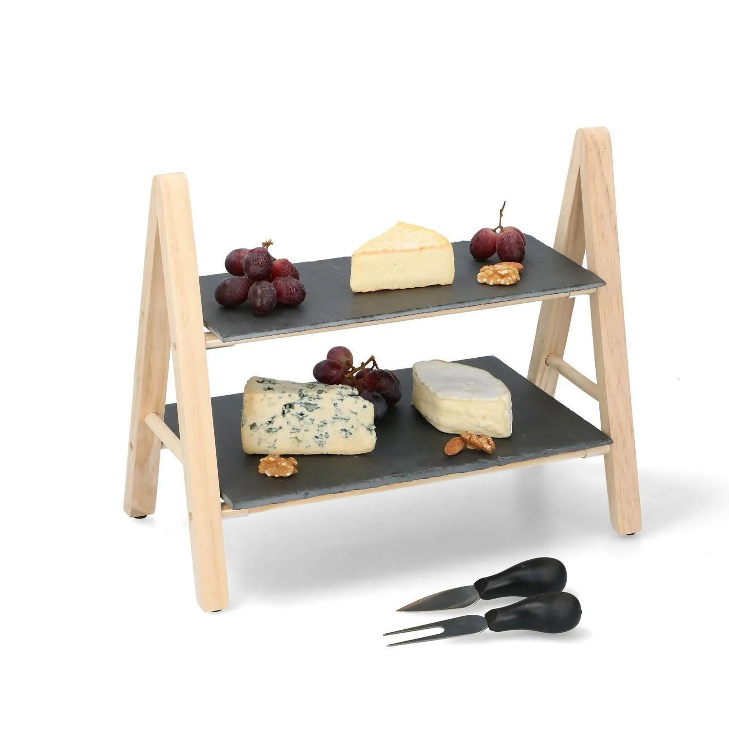 2 Tier Food Serving Tray