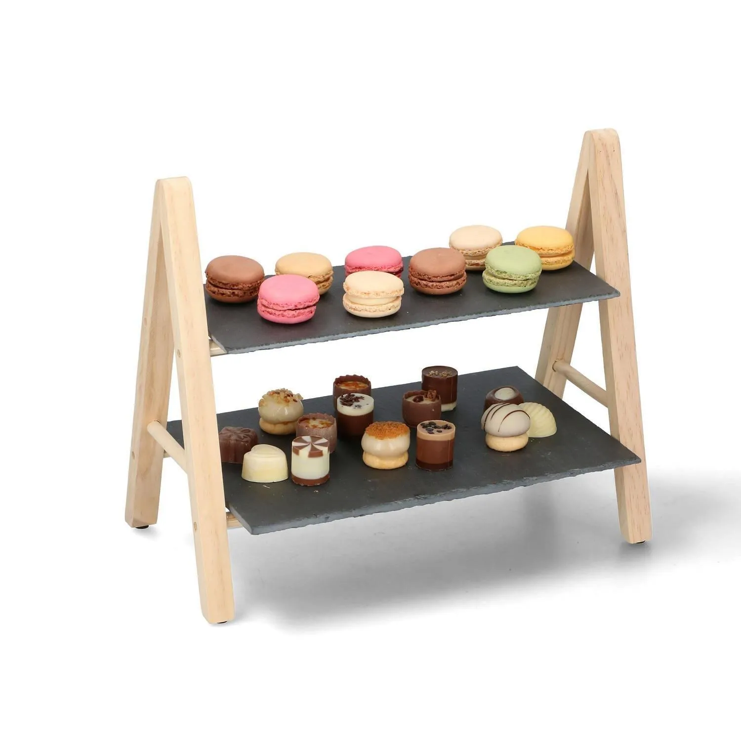 2 Tier Food Serving Tray