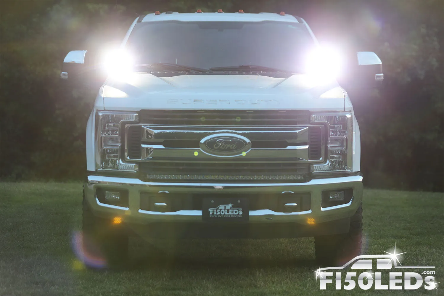 2011-2016 Super Duty CREE LED Hood Mounted MKII Spartan Kit