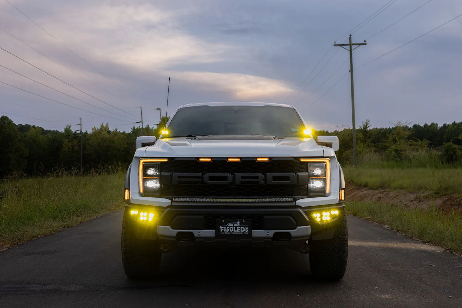 2021 - 2025 F150 Raptor CREE LED Hood Mounted MKII Spartan Kit
