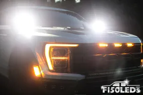 2021 - 2025 F150 Raptor CREE LED Hood Mounted MKII Spartan Kit