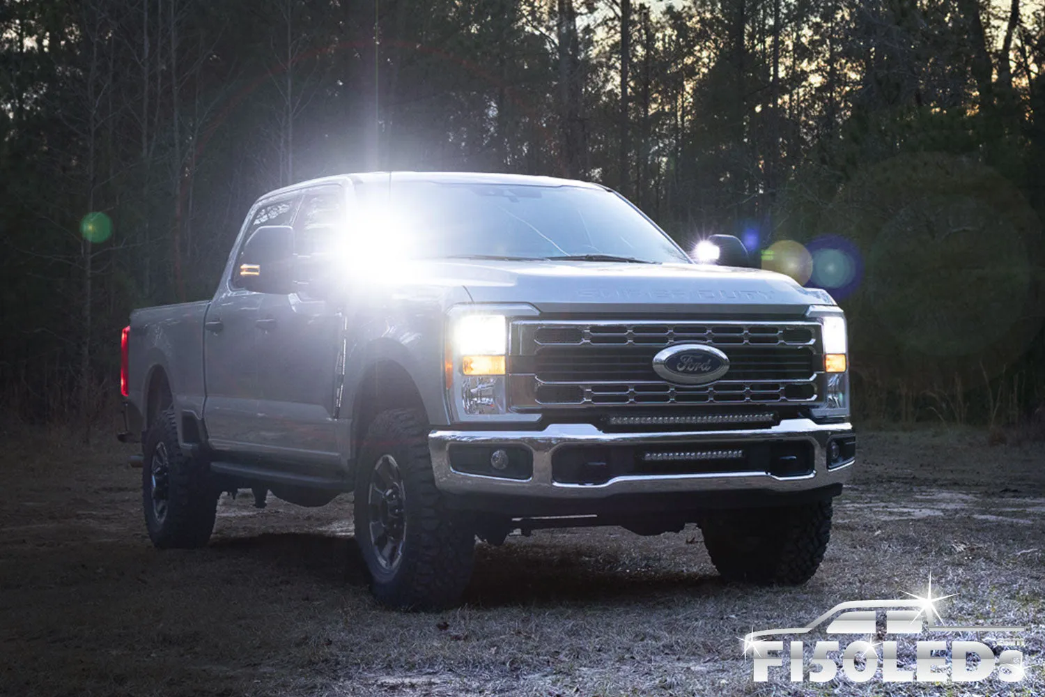 2023-2024 F250 SUPER DUTY CREE LED Hood Mounted MKII Spartan Kit