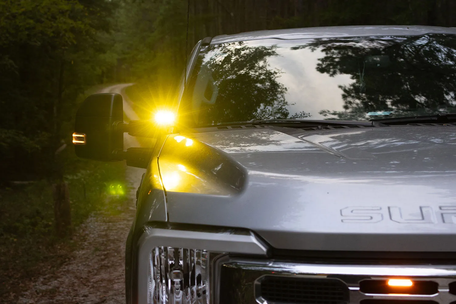 2023-2024 F250 SUPER DUTY CREE LED Hood Mounted MKII Spartan Kit