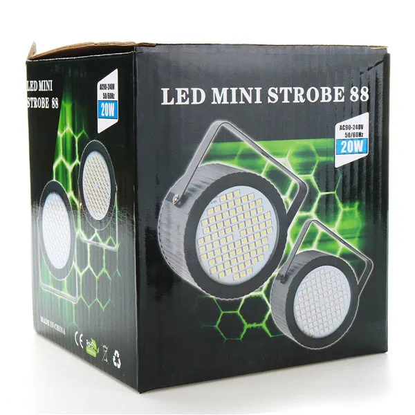 20W 88 LED RGB Sound Control Dimmable Stage Light Projector Lamp for DJ Disco Bar