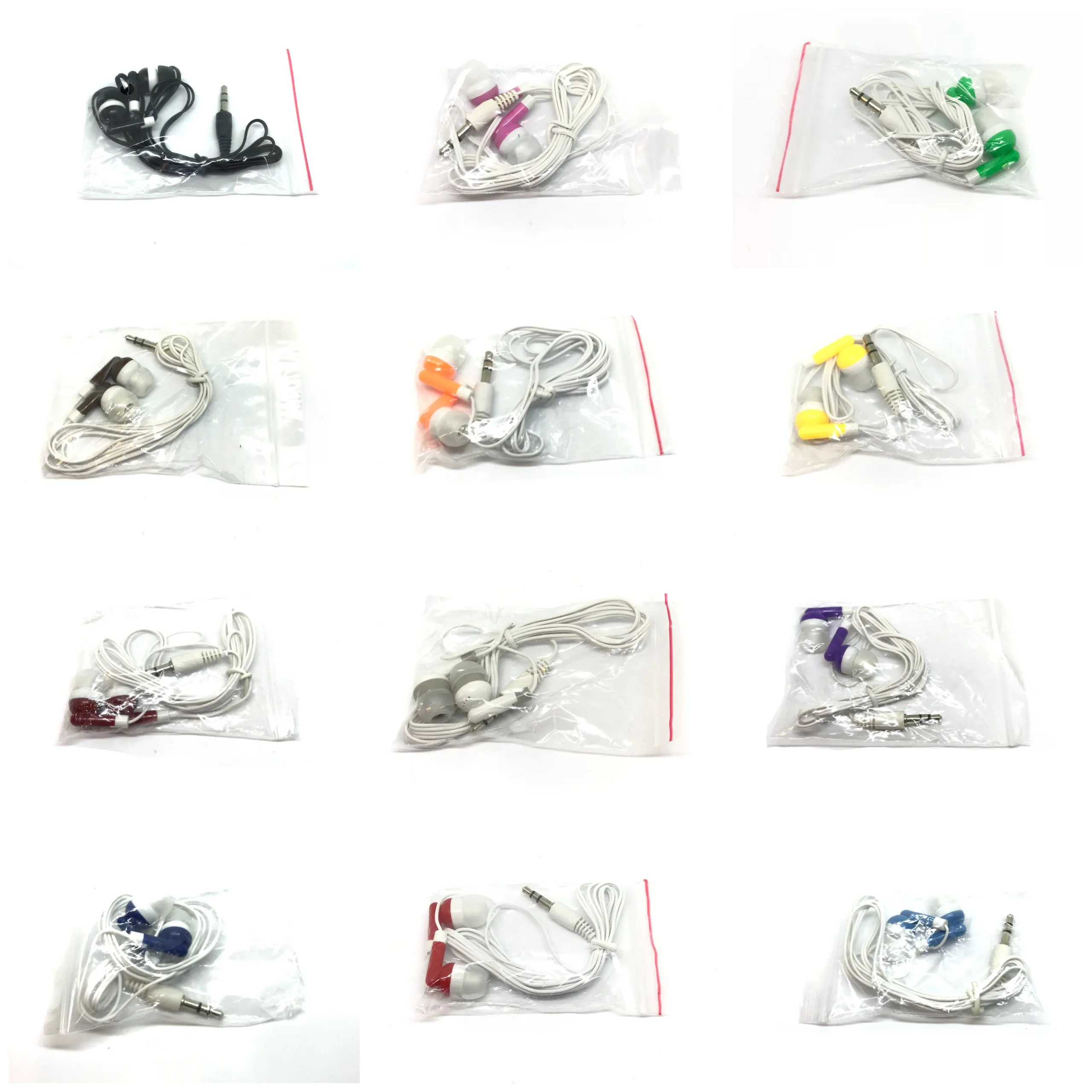 50 Earbuds and 5 Audio Splitters