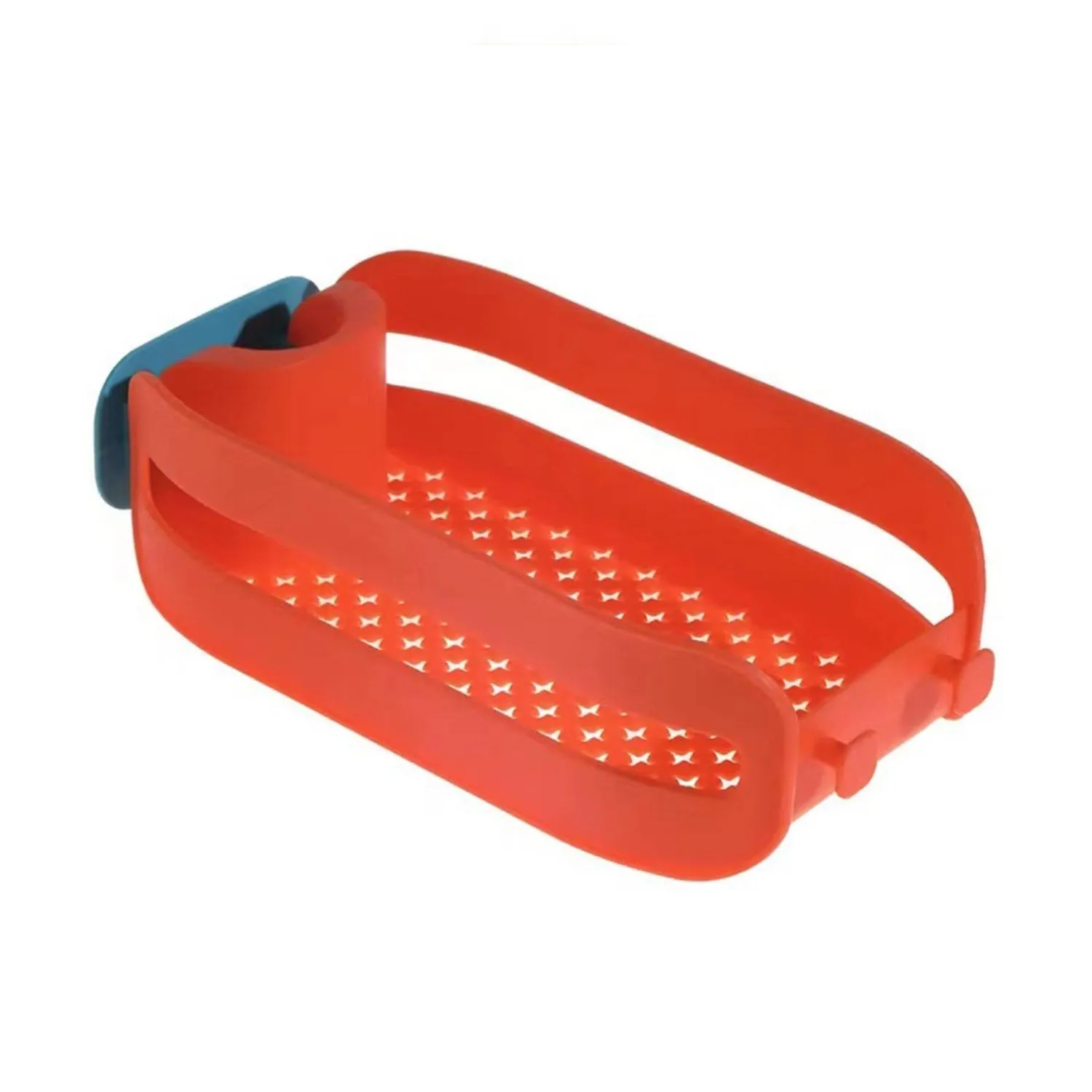 7073 Plastic Faucet Drain Basket Shelf - Drain Basket for Sink, Multipurpose Drain Basket Sink-Strainer Hangs on Faucet for All Sinks.