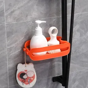 7073 Plastic Faucet Drain Basket Shelf - Drain Basket for Sink, Multipurpose Drain Basket Sink-Strainer Hangs on Faucet for All Sinks.