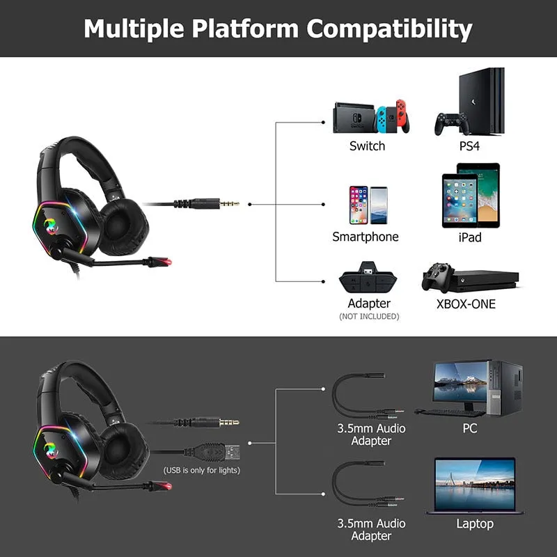 7.1 Stereo RGB Gaming Headset