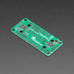 Adafruit NeoPXL8 FeatherWing for Feather M4 - 8 x DMA NeoPixels!