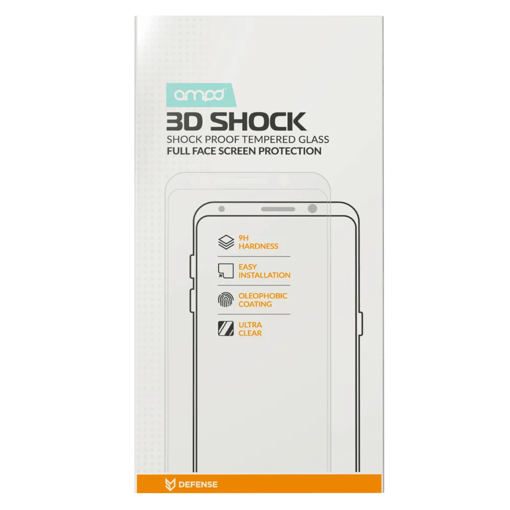 AMPD 3D Glass Screen Protector for Samsung Galaxy A03s by AMPD