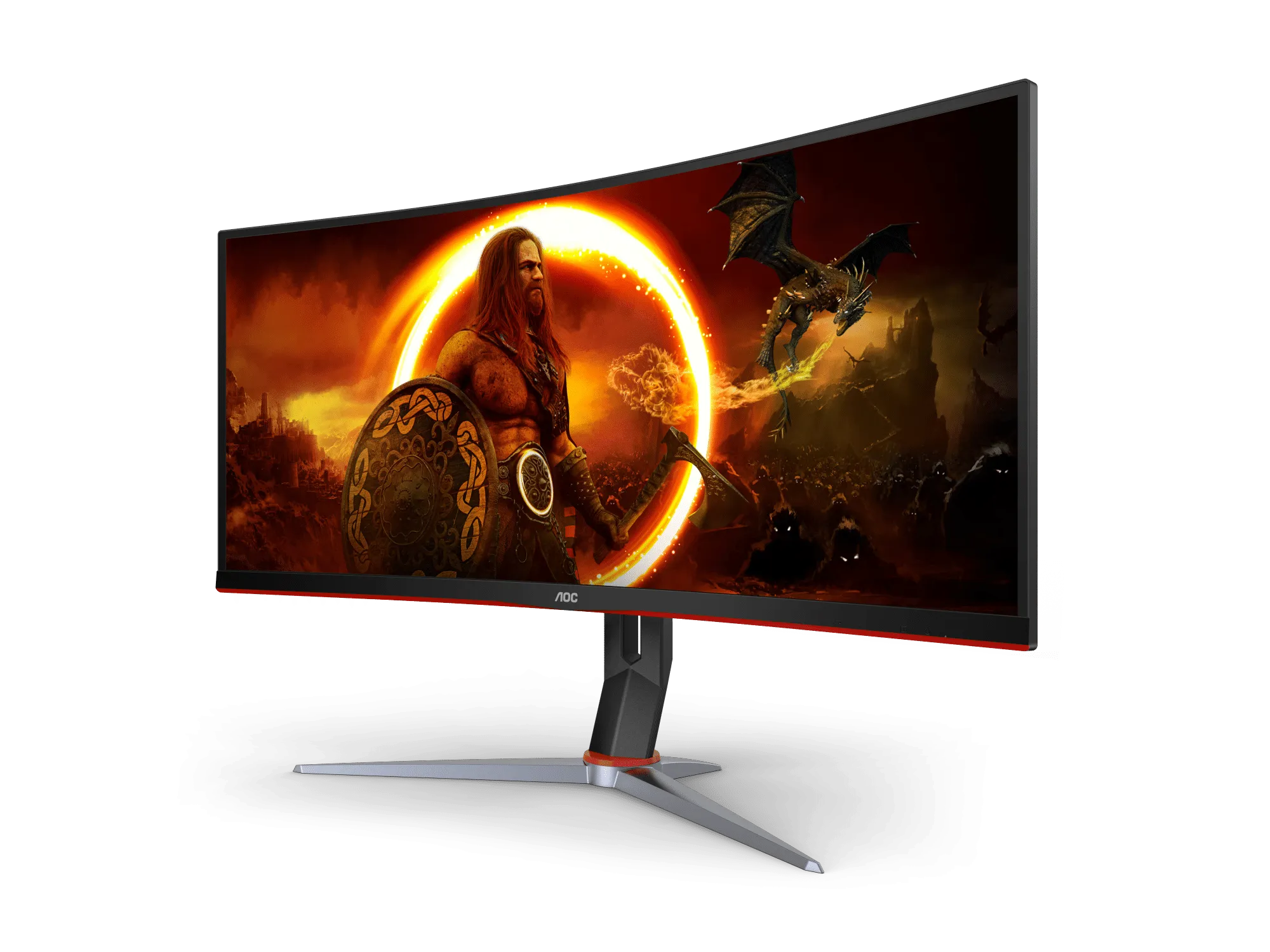 AOC CU34G2XP | 34" WQHD 180HZ VA 1500R Curved Gaming Monitor