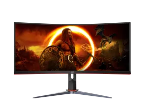 AOC CU34G2XP | 34" WQHD 180HZ VA 1500R Curved Gaming Monitor