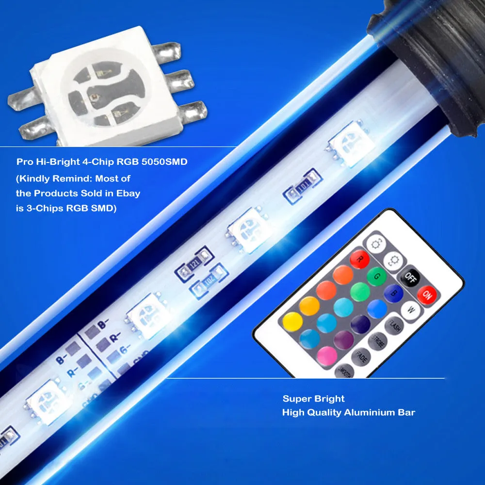 Aquarium Fish Tank Waterproof 5050 SMD LED Bar Light Lamp Submersible