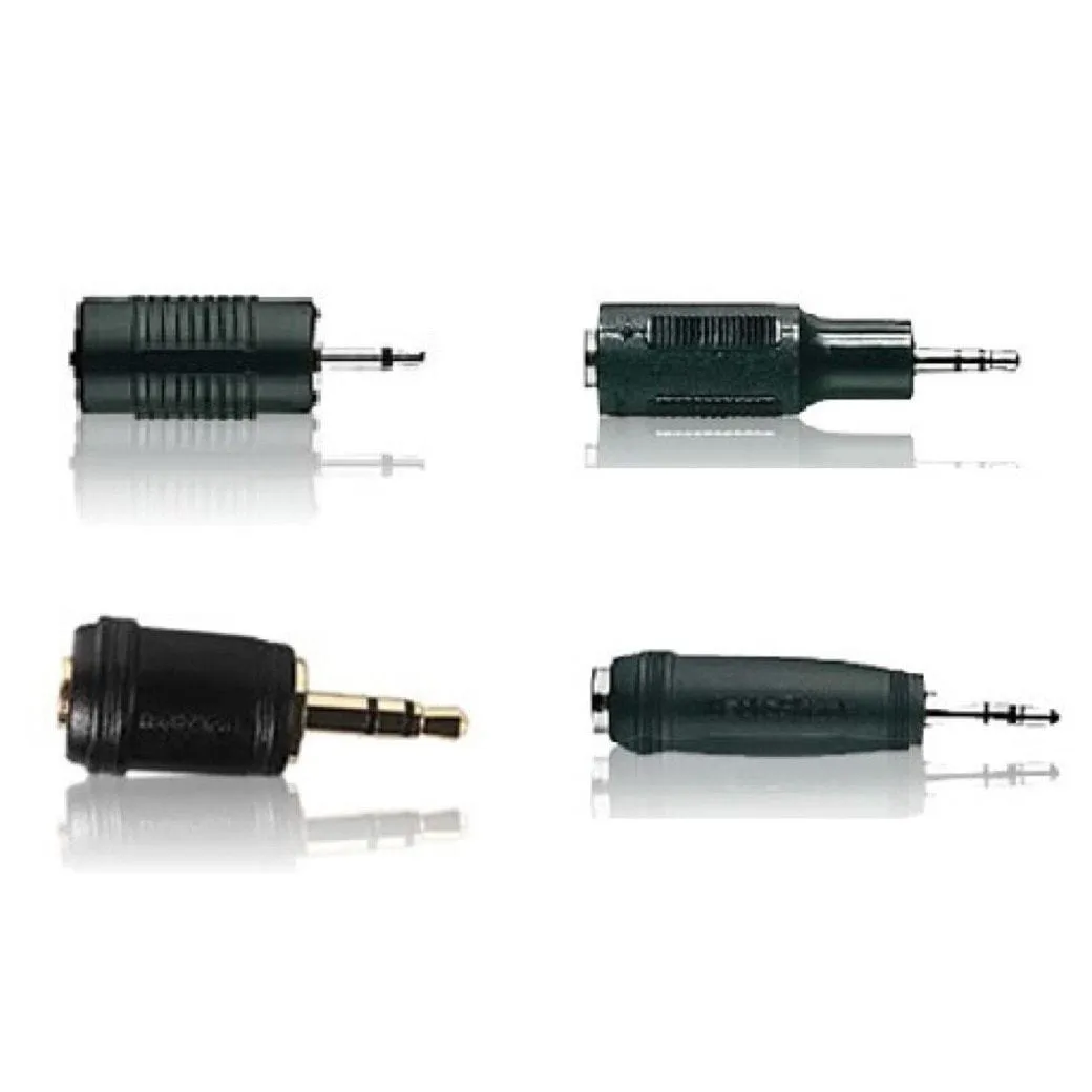 Assorted 3/32” Audio Adapters (4-Pack)
