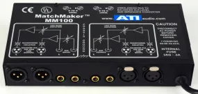 ATI Audio MM100 Matchmaker Level and Impedence Matcher ATI Audio MM100 Matchmaker Level and Impedence Matcher