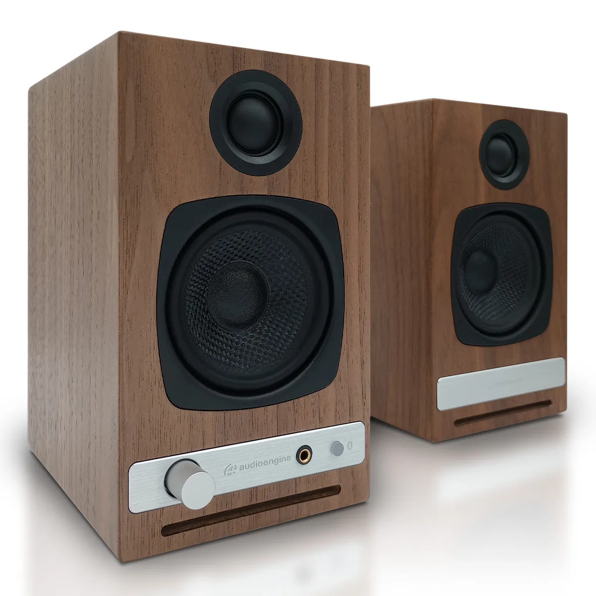 Audioengine HD3 Powered Bluetooth Bookshelf Speakers - Pair (Walnut)