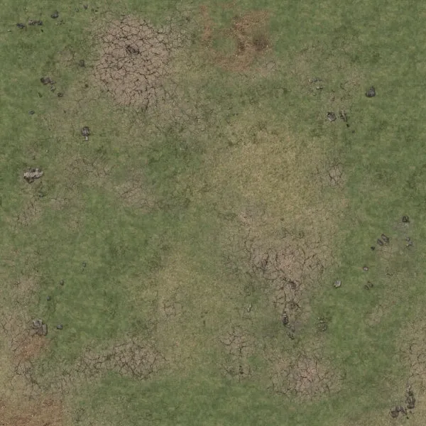 Battle Systems: Grassy Fields Gaming Mat - Grid (3' x 3')