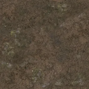 Battle Systems: Muddy Streets Gaming Mat 2'x2'