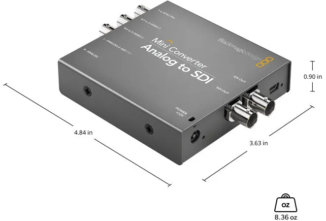 Blackmagic Mini Converter Analog to SDI 2