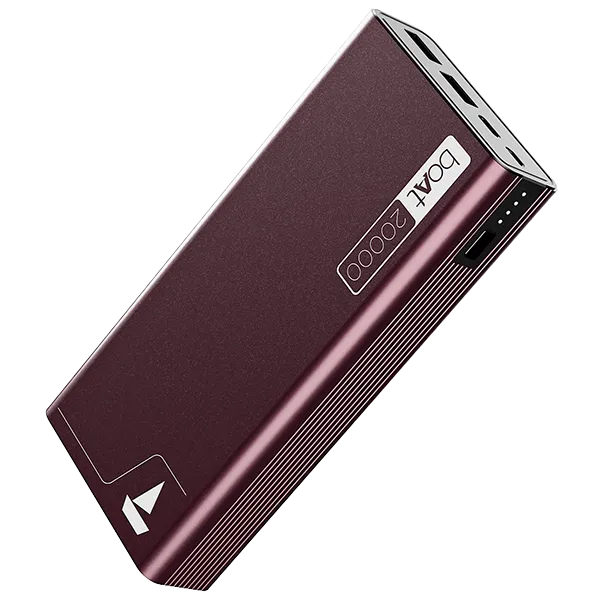 boAt Energyshroom PB400 | Powerbank with 20000mAh battery capacity with Smart IC protection