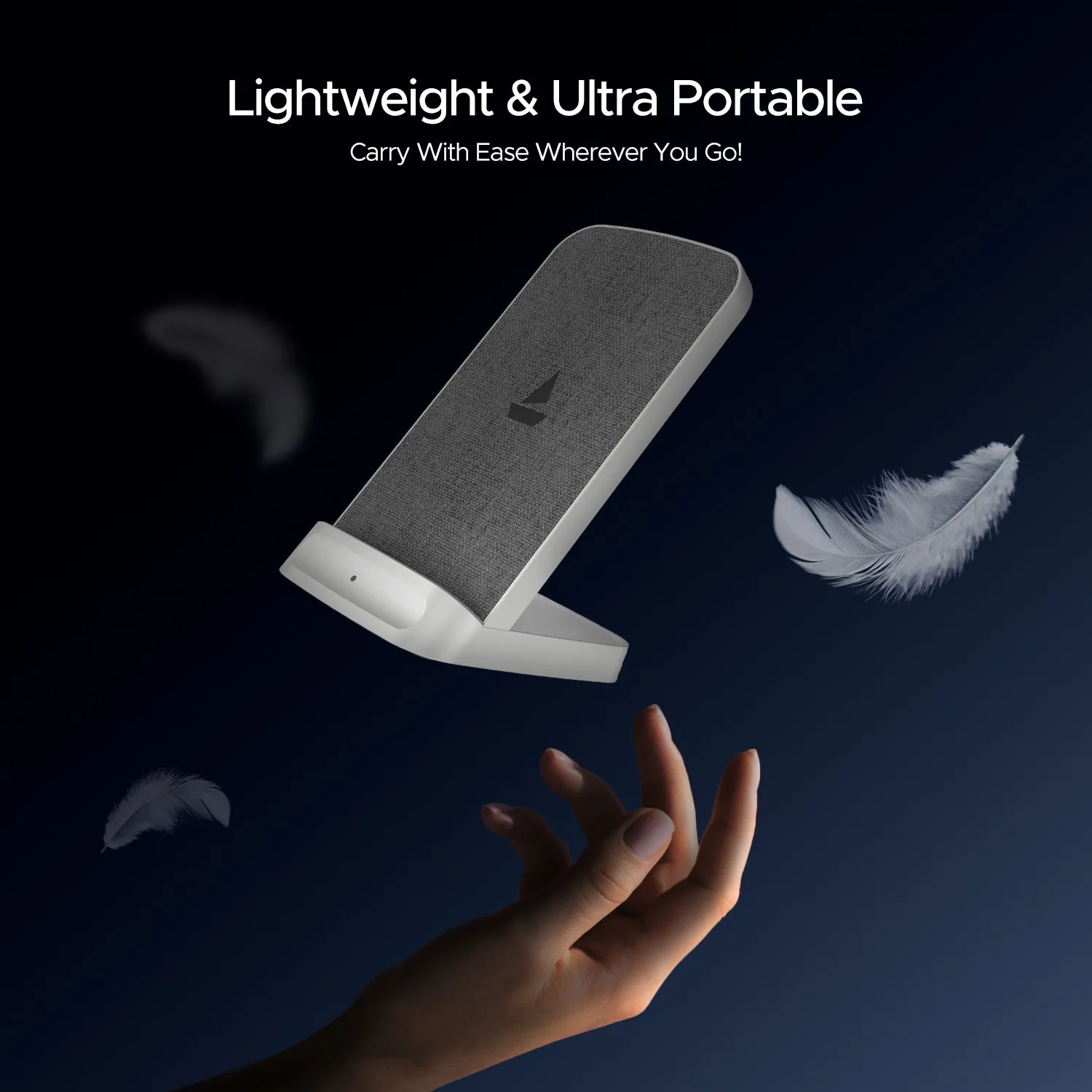 boAt Powerpod 200 | 15W Wireless Charging Pad, Smart IC Protection