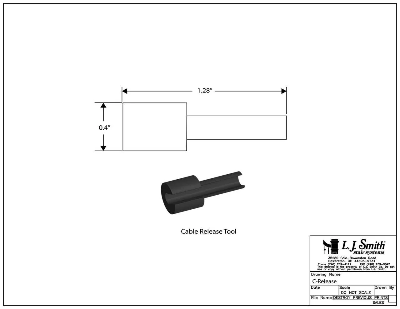 C-RELEASE - Cable Release Tool