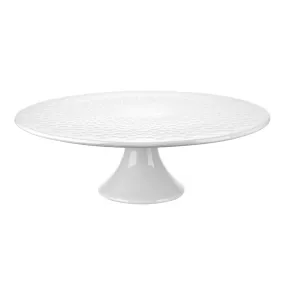 Cake Stand White Flower Design 30cm