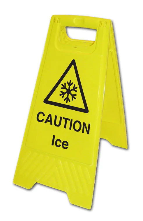 Caution Ice stand