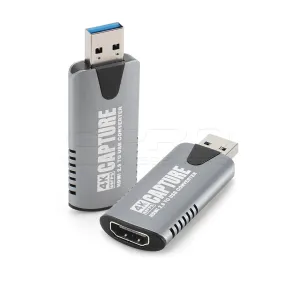 CGPro HDMI 2.0 To USB Video Capture Card Adapter Support 4K 60Fps Input / 1080P 60Fps Output