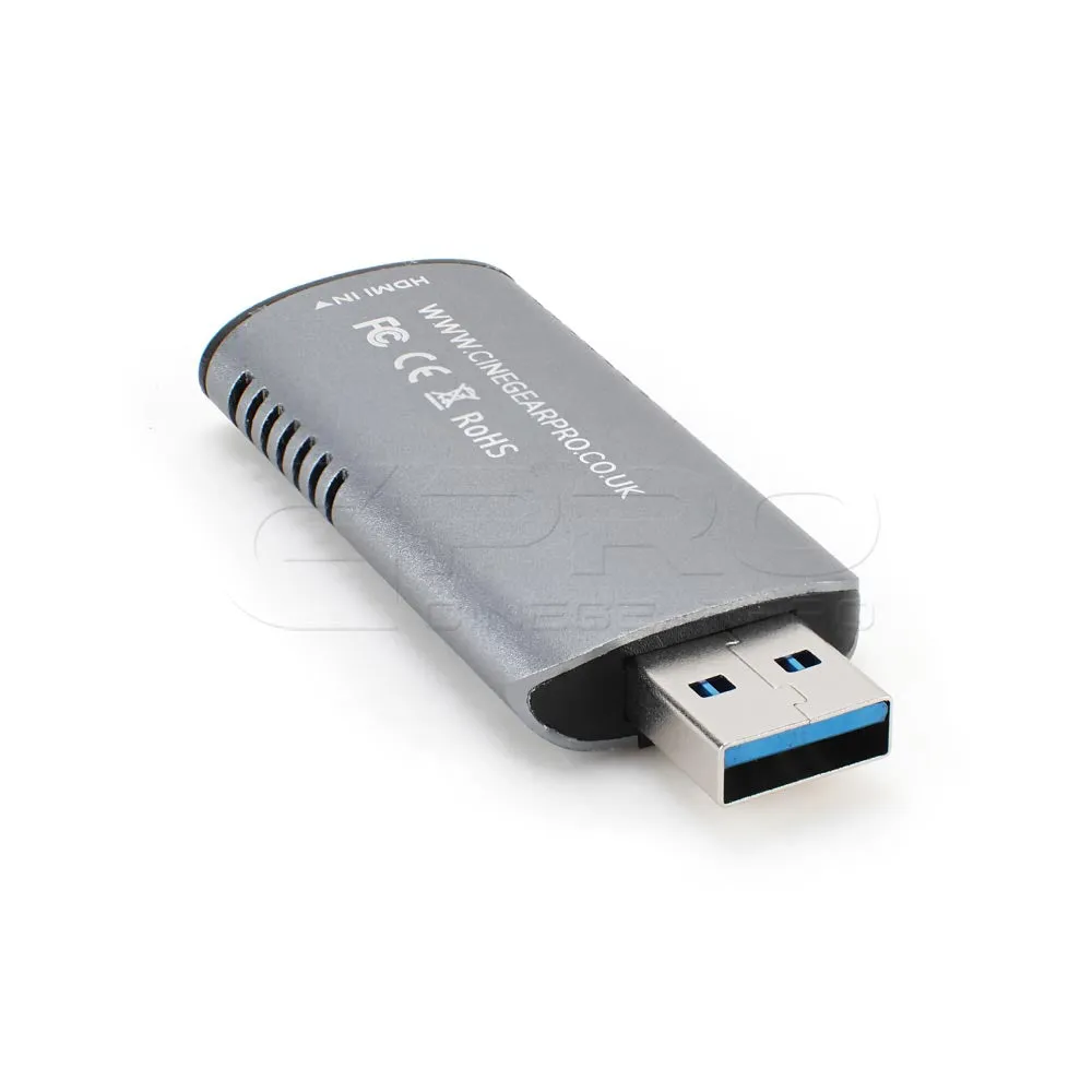 CGPro HDMI 2.0 To USB Video Capture Card Adapter Support 4K 60Fps Input / 1080P 60Fps Output