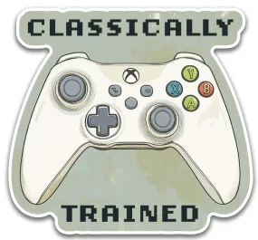Classically Trained (Xbox) Sticker | Waterproof Vinyl Decal | 3.5in