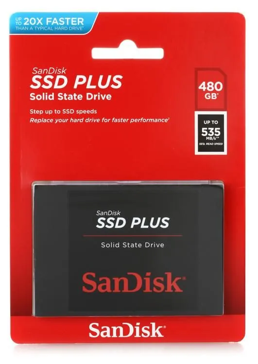 [CLEARANCE] SanDisk SSD Plus SATA III 2.5-Inches Internal Solid State Drive (SSD) (2TB)