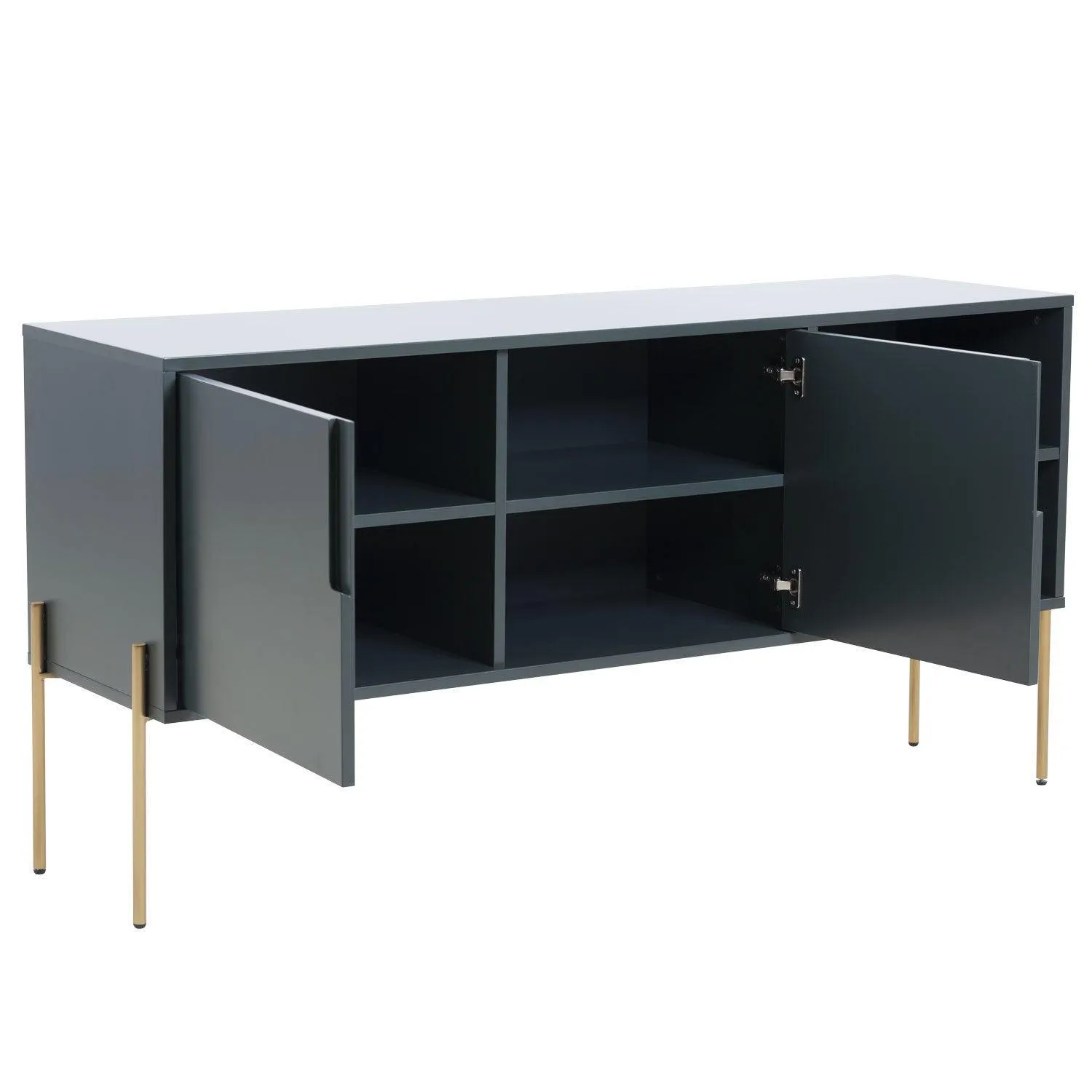 COMBO Mid-Century Sideboard or TV Stand with Storage for Living Room, Kitchen