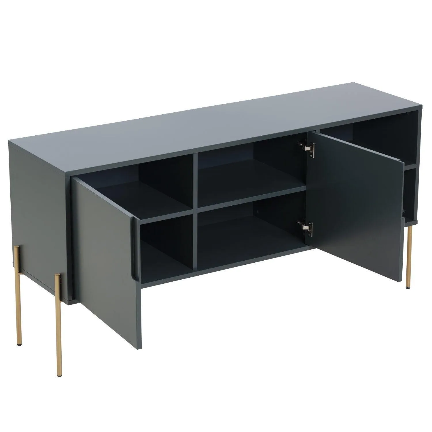 COMBO Mid-Century Sideboard or TV Stand with Storage for Living Room, Kitchen