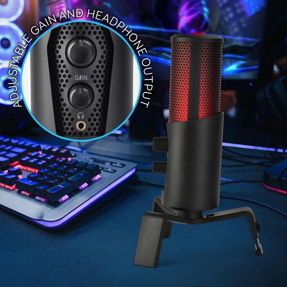 Computer Desktop Microphone – 4 Polar Patterns Streaming & Pro Audio Recording Mic With Tripod Stand, Easy Usb Plug-And-Play (For Podcast Recording, Streaming, Gaming)