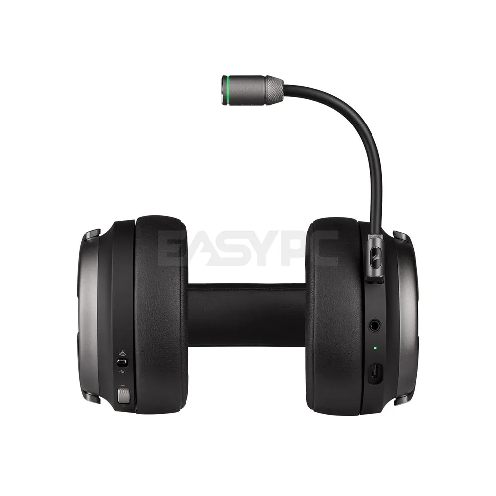 Corsair Virtuoso RGB Wireless SE Gaming Headset - High-Fidelity 7.1 Surround Sound with Broadcast Quality Microphone, Memory Foam Earcups - 20 Hour Battery Life Works w/ PC, MacOS, PS5, Gunmetal and Espresso Gaming Headset 7UBE