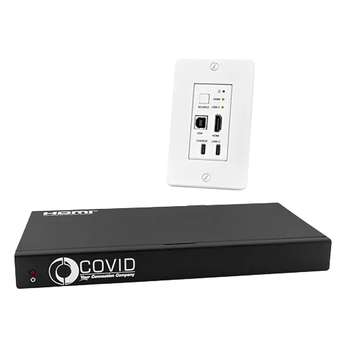 Covid EHB-260-W HDMI Receiver System with HDMI Transmitter Wall Plate