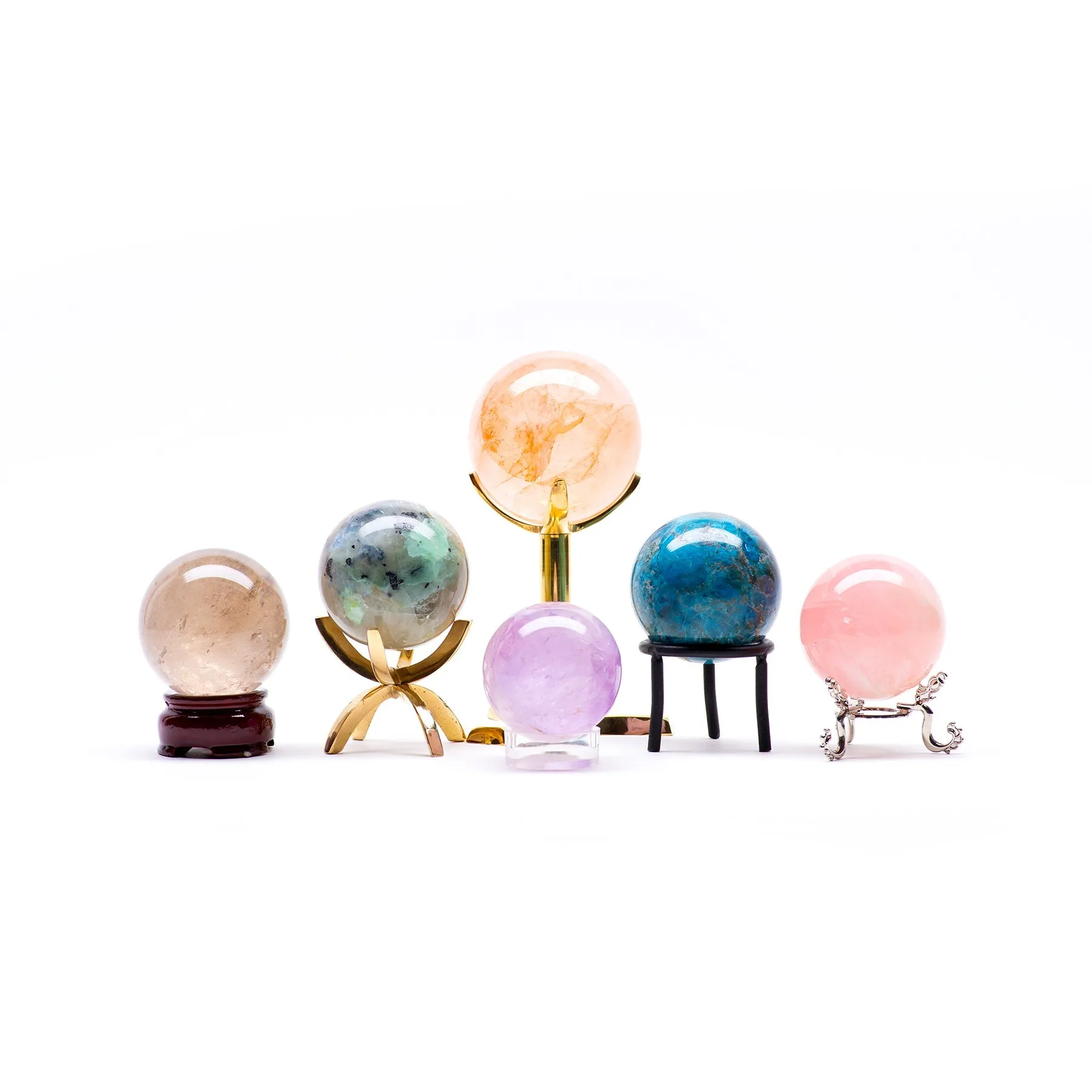 Crystal Ball Stands, Metal
