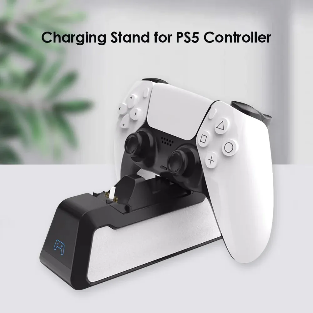 Dual Fast Charger for Sony PS5 Wireless Controller - USB 3.1 Dock Station
