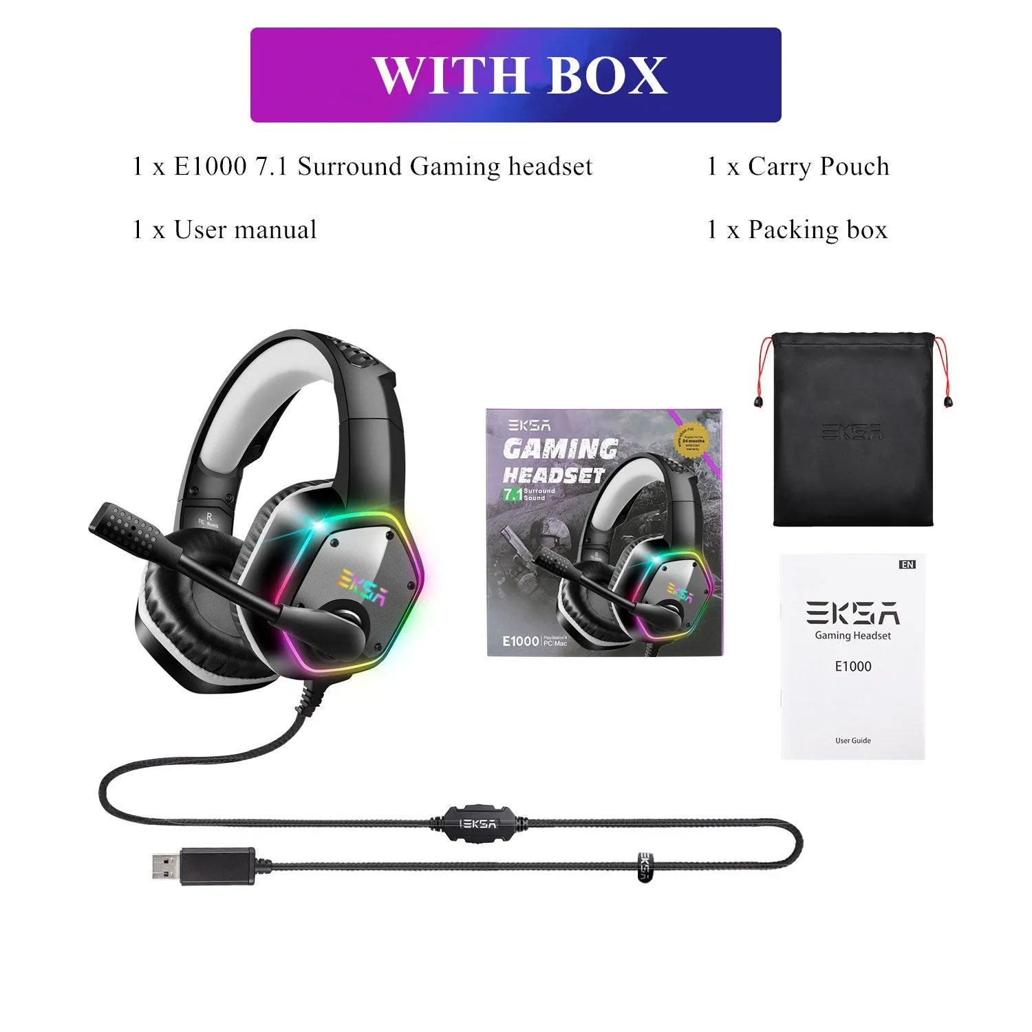 EKSA E1000 Gaming Headphones