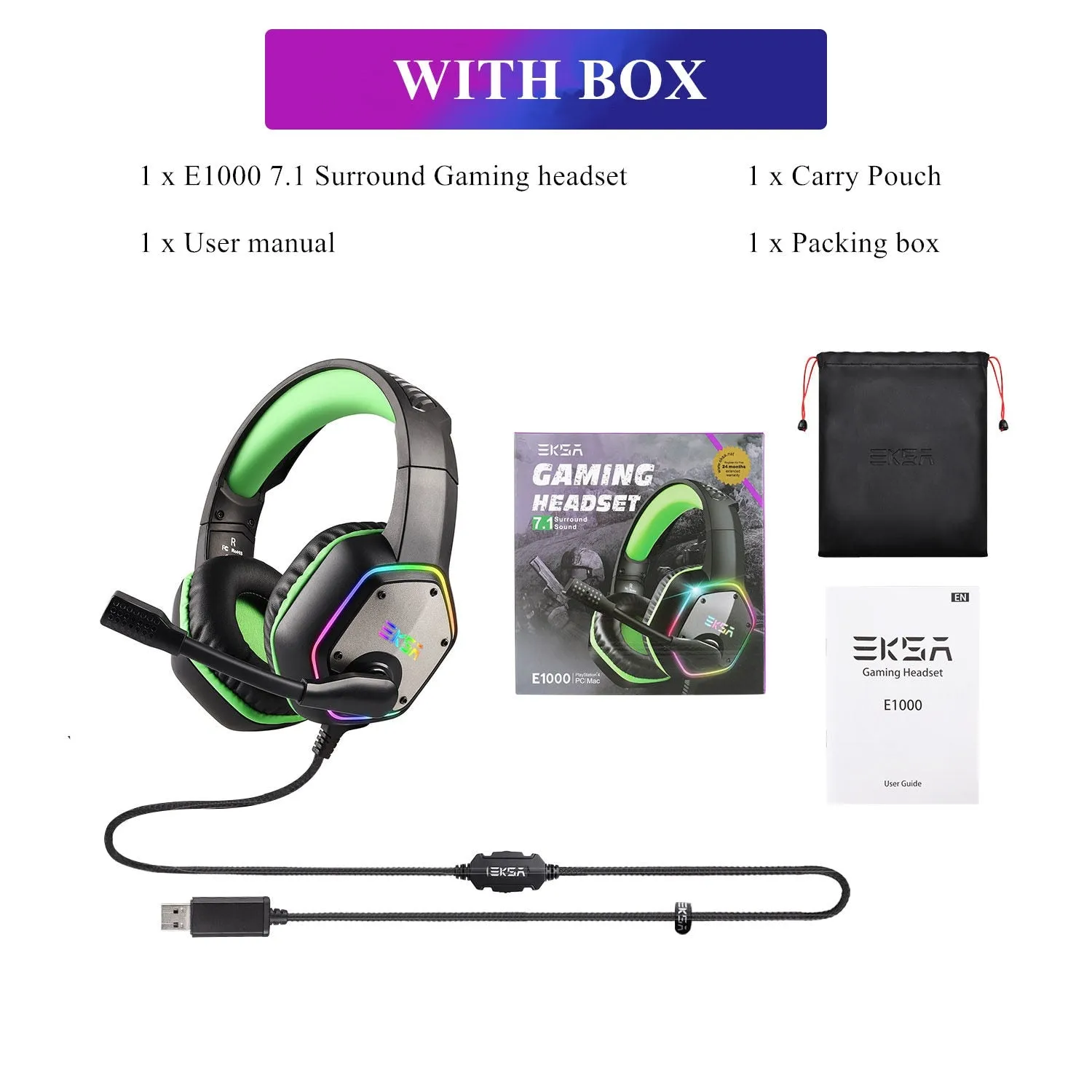 EKSA E1000 Gaming Headphones