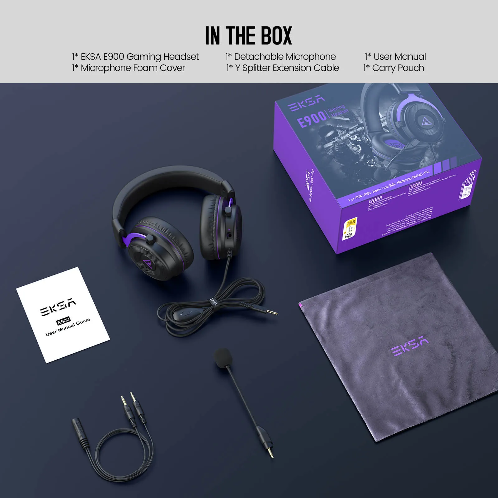 EKSA® E900 3D Stereo Sound Gaming Headset