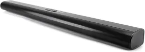 Emerson EHS-2002 37-Inch Bluetooth Soundbar with NFC Pairing, 2.0 Channel Audio, USB/AUX Inputs, FM Radio, Remote Control, Compact Wall Mountable Design