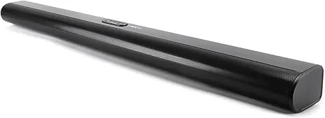 Emerson EHS-2002 37-Inch Bluetooth Soundbar with NFC Pairing, 2.0 Channel Audio, USB/AUX Inputs, FM Radio, Remote Control, Compact Wall Mountable Design
