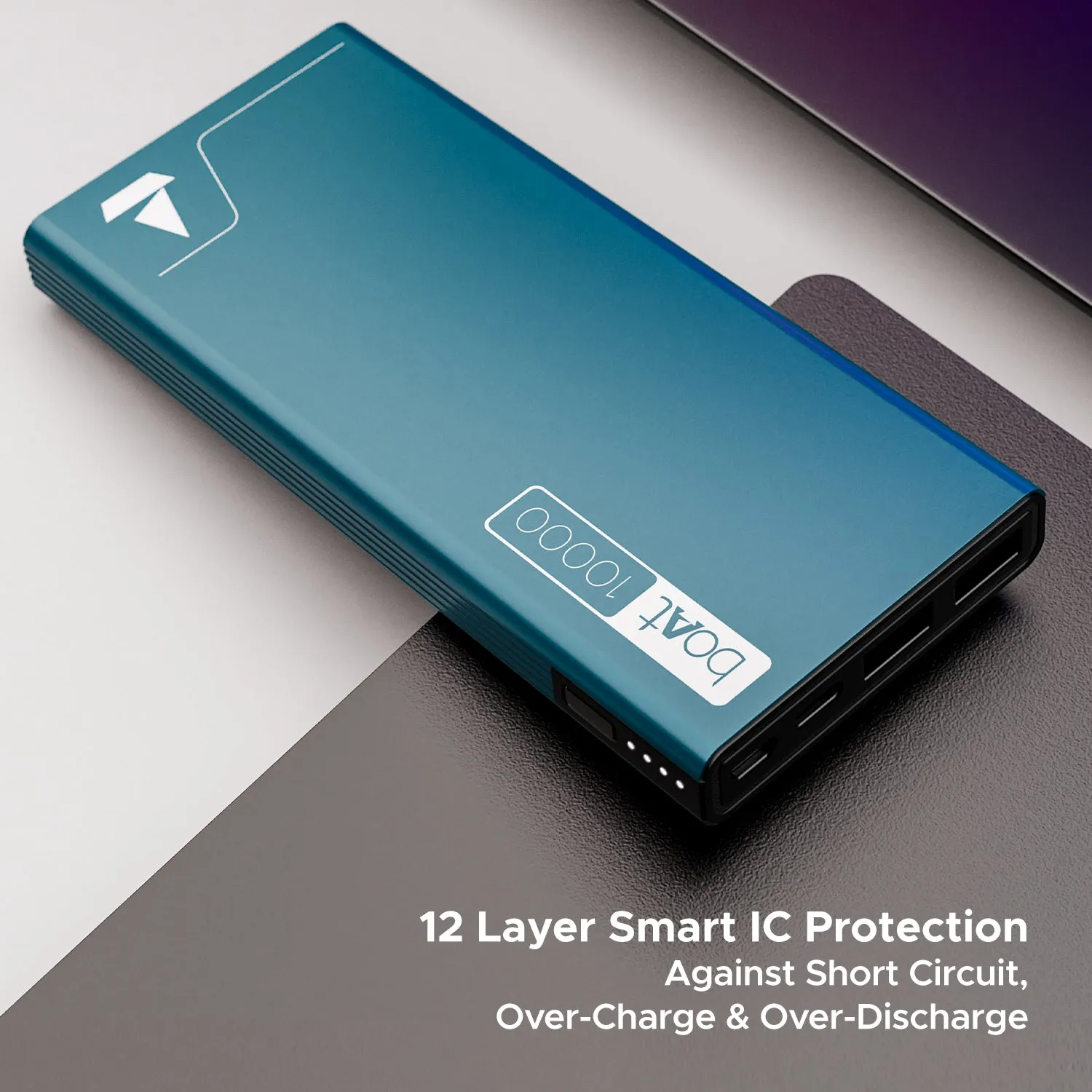 EnergyShroom PB300 | Powerbank with 10000mAh battery capacity with Smart IC protection, 22.5W fast charging