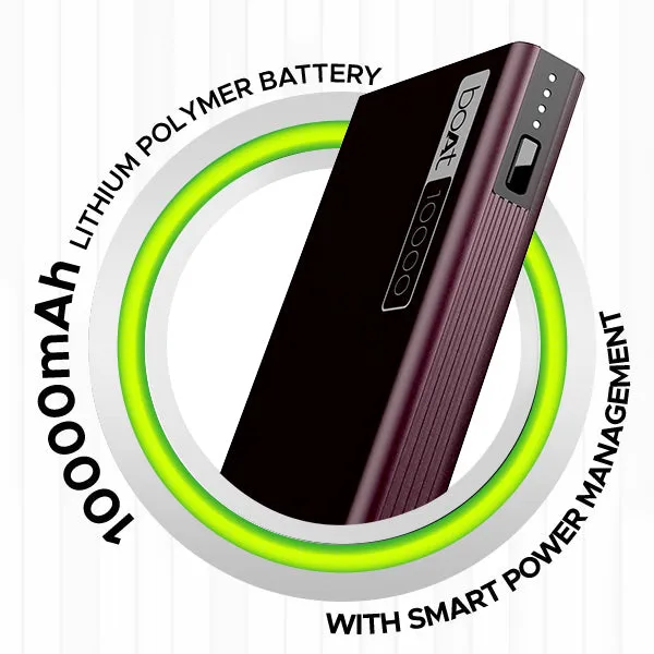 EnergyShroom PB300 | Powerbank with 10000mAh battery capacity with Smart IC protection, 22.5W fast charging