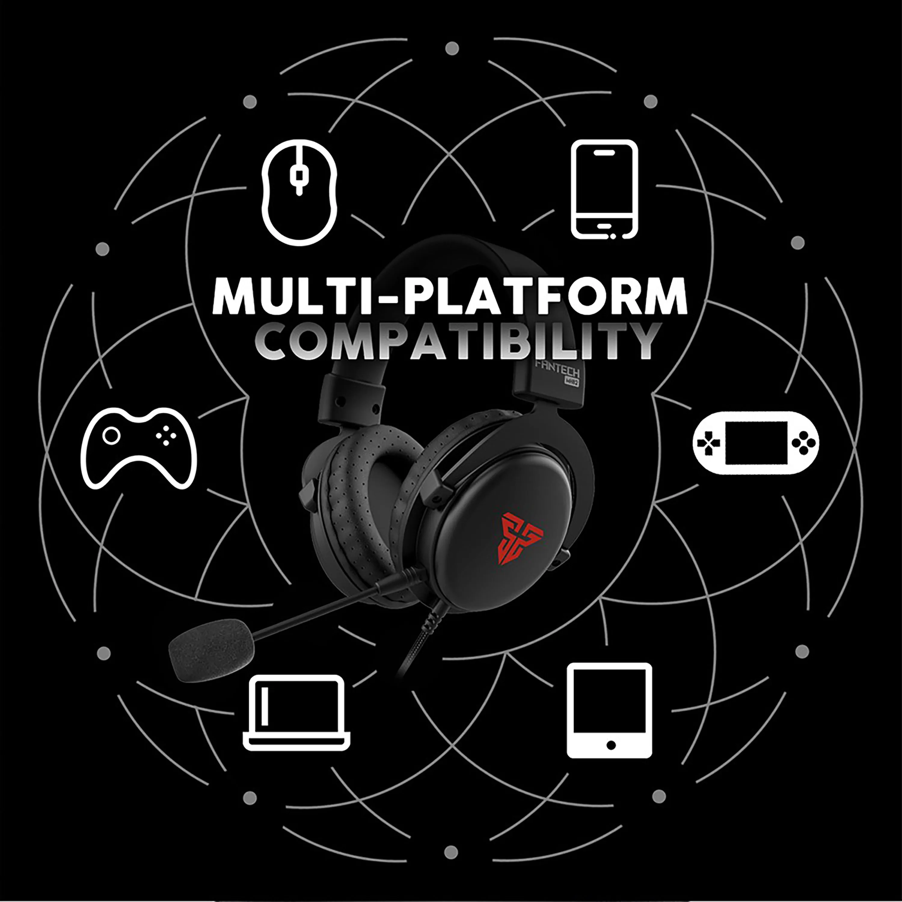 FANTECH MH82 ECHO MULTI PLATFORM GAMING HEADSET
